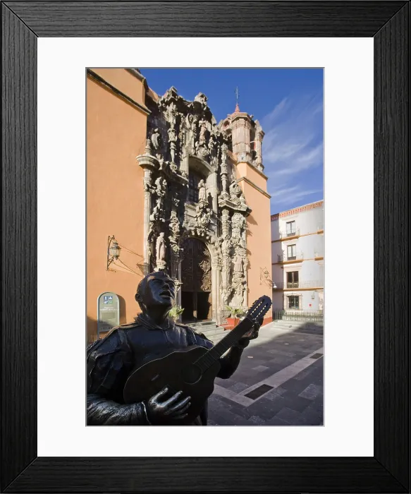 Framed Print : MEXICO. Guanajuato. San Diego Temple. Colonial baroque. RAGA / AISA / Everett Collection (189957)**US SALES ONLY** Framed Print : MEXICO. Guanajuato. San Diego Temple. Colonial baroque. RAGA / AISA / Everett Collection (189957)**US SALES ONLY**