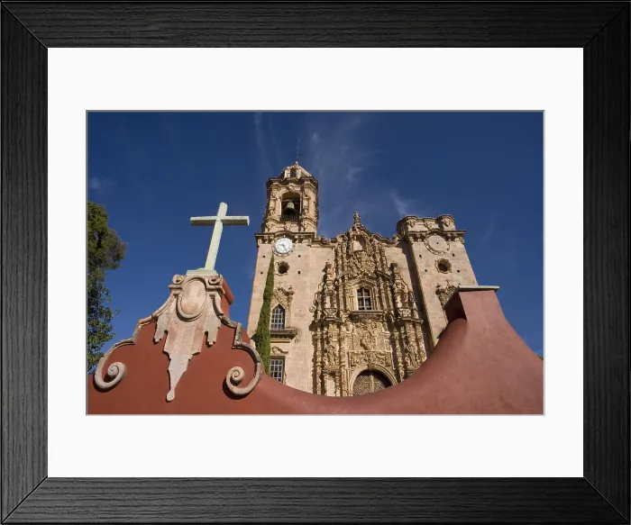 Framed Print : MEXICO. Guanajuato. La Valenciana mines. La Valenciana Temple. Colonial baroque. RAGA / AISA / Everett Collection (189958)**US SALES ONLY**