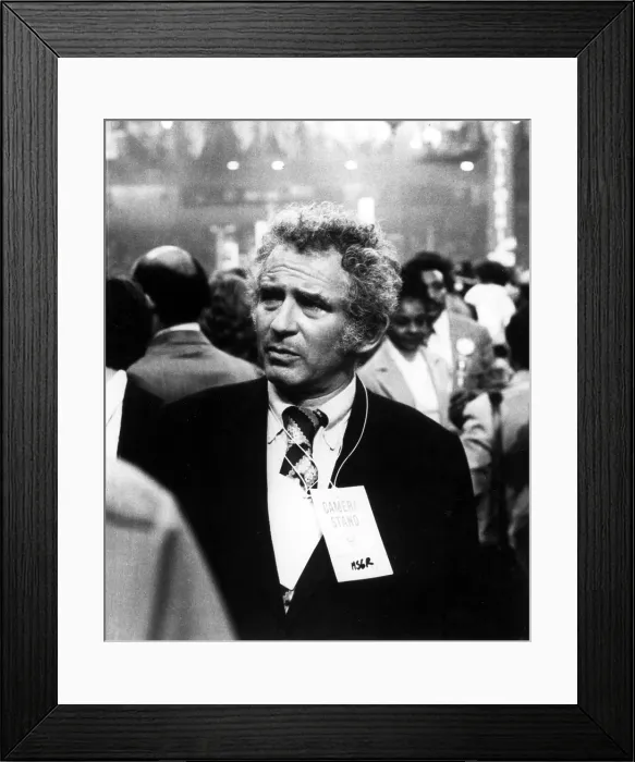 Framed Print : Author Norman Mailer at a political convention in 1972.. Courtesy: CSU Archives  /  Everett Collection