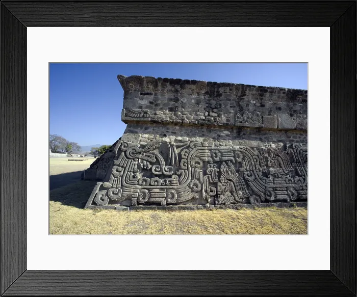 Framed Print : MEXICO. Xochicalco. Ceremonial Center. Quetzalcoatl Pyramid. Teotihuacan culture. RAGA / AISA / Everett Collection (190012)**US SALES ONLY** Framed Print : MEXICO. Xochicalco. Ceremonial Center. Quetzalcoatl Pyramid. Teotihuacan culture. RAGA / AISA / Everett Collection (190012)**US SALES ONLY**