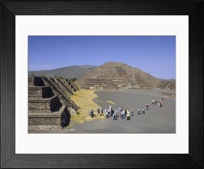 Framed Print : MEXICO. STATE OF MEXICO. Teotihuacn. The Moon Pyramid. Teotihuacan culture. RAGA / AISA / Everett Collection (190018)**US SALES ONLY** Framed Print : MEXICO. STATE OF MEXICO. Teotihuacn. The Moon Pyramid. Teotihuacan culture. RAGA / AISA / Everett Collection (190018)**US SALES ONLY**