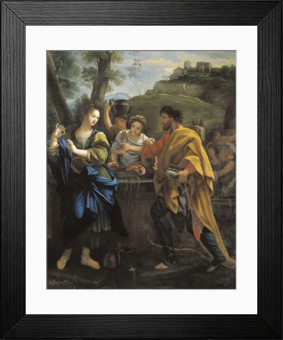 Framed Print : TESIO, Ludovico (1731-1782). Rebecca at the Well. 18th c. Oil on canvas. ITALY. Turin. Galleria Sabauda (Sabauda Gallery). AISA / Everett Collection**US SALES ONLY** Framed Print : TESIO, Ludovico (1731-1782). Rebecca at the Well. 18th c. Oil on canvas. ITALY. Turin. Galleria Sabauda (Sabauda Gallery). AISA / Everett Collection**US SALES ONLY**