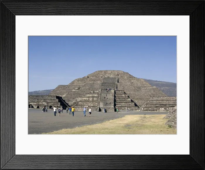 Framed Print : MEXICO. STATE OF MEXICO. Teotihuacn. The Moon Pyramid. Teotihuacan culture. RAGA / AISA / Everett Collection (190020)**US SALES ONLY** Framed Print : MEXICO. STATE OF MEXICO. Teotihuacn. The Moon Pyramid. Teotihuacan culture. RAGA / AISA / Everett Collection (190020)**US SALES ONLY**