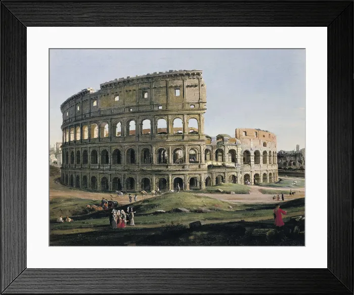 Framed Print : The Colosseum. 1710s. Dutch School. Baroque art. Oil on canvas. ITALY. Turin. Galleria Sabauda (Sabauda Gallery). AISA / Everett Collection**US SALES ONLY**