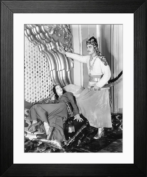 Framed Print : KISMET, from left: Loretta Young, Sidney Blackmer, 1930