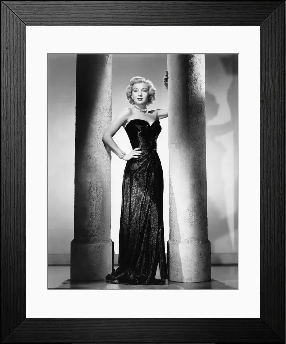 Framed Print : THE KILLER THAT STALKED NEW YORK, Evelyn Keyes, in a gown by Jean Louis, 1950 Framed Print : THE KILLER THAT STALKED NEW YORK, Evelyn Keyes, in a gown by Jean Louis, 1950