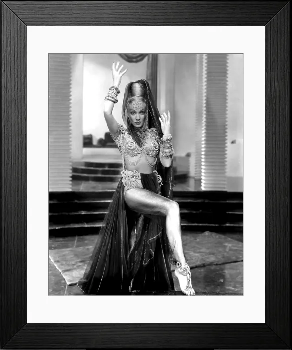 Framed Print : KISMET, Marlene Dietrich, 1944