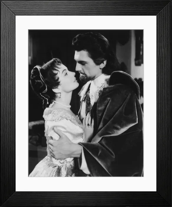 Framed Print : THE KING'S THIEF, from left: Ann Blyth, Edmund Purdom, 1955