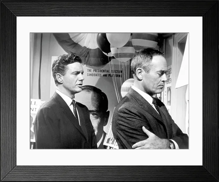 Framed Print : THE BEST MAN, Cliff Robertson, Henry Fonda, 1964