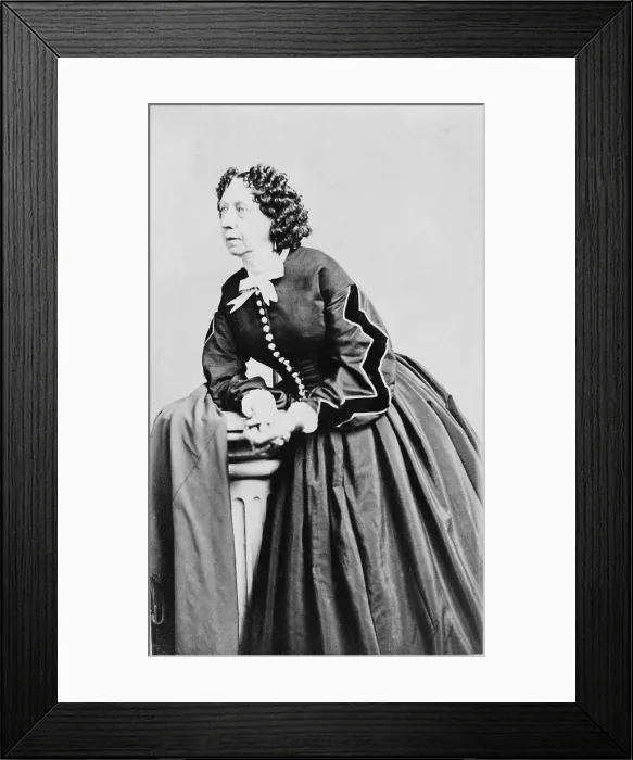 Framed Print : Sara Payson Parton (1811-1872) known as Fanny Fern, was one of the first American female newspaper columnists, who took a satirical view of society reporting in the 1850's Framed Print : Sara Payson Parton (1811-1872) known as Fanny Fern, was one of the first American female newspaper columnists, who took a satirical view of society reporting in the 1850's