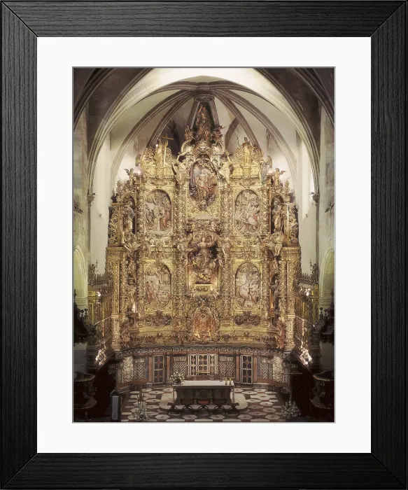 Framed Print : COSTA, Pablo (1672-1728). Main Altarpiece of Santa Mara de Arenys de Mar. 1706 - 1711. SPAIN. Arenys de Mar. Parish Church of St. Mary. Baroque art. Sculpture Framed Print : COSTA, Pablo (1672-1728). Main Altarpiece of Santa Mara de Arenys de Mar. 1706 - 1711. SPAIN. Arenys de Mar. Parish Church of St. Mary. Baroque art. Sculpture