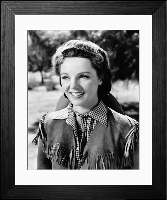 Framed Print : THE KANSAN, Jane Wyatt, 1943