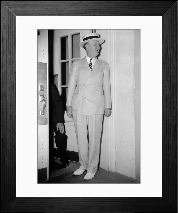 Framed Print : Justice Hugo Black of the US Supreme Court. August 1937 Framed Print : Justice Hugo Black of the US Supreme Court. August 1937