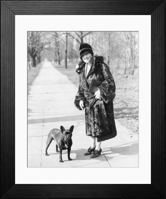 Framed Print : Mary Roberts Rinehart, (1876-1858), popular American novelist and playwright of mystery tales, whose career spanned over 40 years