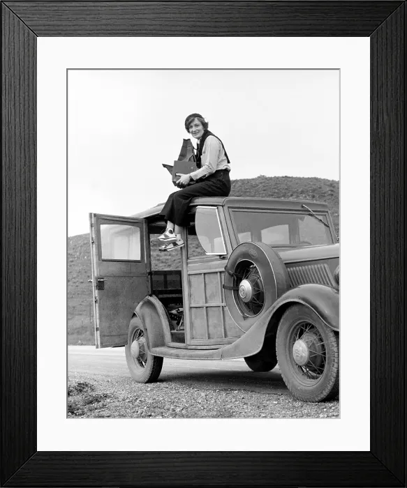 Framed Print : Dorothea Lange, Resettlement Administration photographer, California, February, 1936