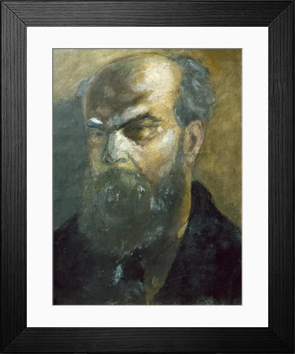 Framed Print : FRESNAYE, Roger-Noel-Franois de la (1885-1925). Portrait of Paul Verlaine. 1888. Oil on canvas. FRANCE. Paris. Musee Carnavalet (Carnavalet Museum)