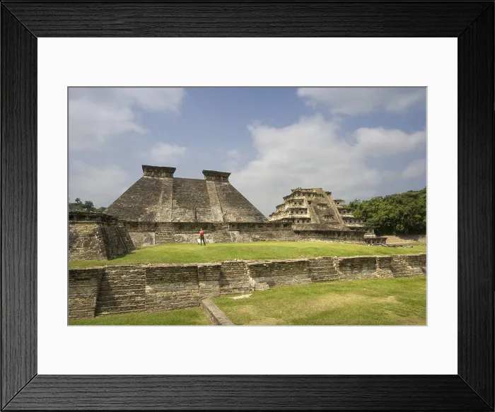 Framed Print : MEXICO. VERACRUZ. El Tajn. Estructure 5 and the Nichos Pyramid. Totonacan art. RAGA / AISA / Everett Collection (190081)**US SALES ONLY**