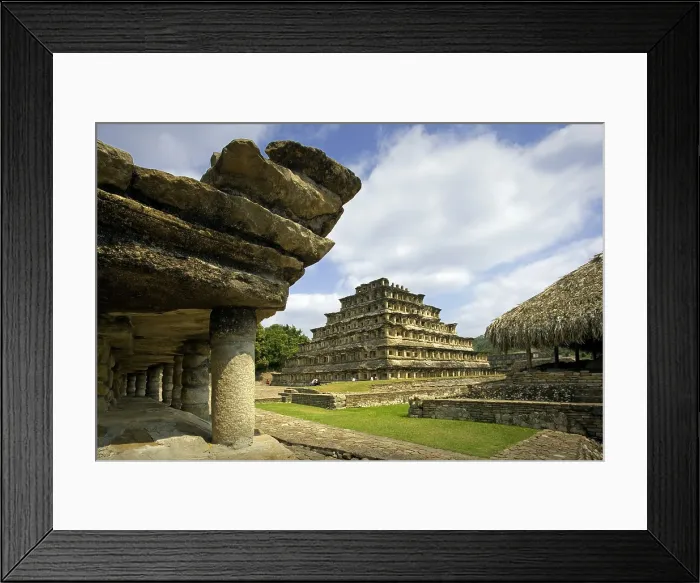 Framed Print : MEXICO. VERACRUZ. El Tajn. The Nichos Pyramid. Totonacan art. RAGA / AISA / Everett Collection (190082)**US SALES ONLY** Framed Print : MEXICO. VERACRUZ. El Tajn. The Nichos Pyramid. Totonacan art. RAGA / AISA / Everett Collection (190082)**US SALES ONLY**
