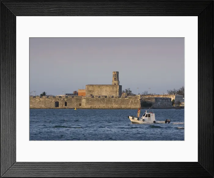 Framed Print : MEXICO. Veracruz. San Juan de Ula Fortress. RAGA / AISA / Everett Collection (190073)**US SALES ONLY**