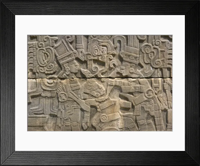 Framed Print : MEXICO. VERACRUZ. El Tajn. Relief detail at South Ball Game. Totonacan art. Sculpture. RAGA / AISA / Everett Collection (190076)**US SALES ONLY** Framed Print : MEXICO. VERACRUZ. El Tajn. Relief detail at South Ball Game. Totonacan art. Sculpture. RAGA / AISA / Everett Collection (190076)**US SALES ONLY**