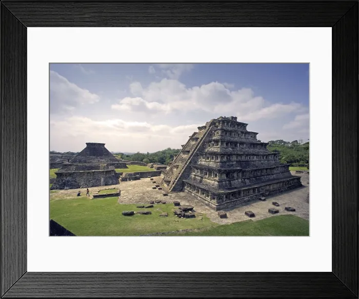 Framed Print : MEXICO. VERACRUZ. El Tajn. The Nichos Pyramid. Totonacan art. RAGA / AISA / Everett Collection (190078)**US SALES ONLY** Framed Print : MEXICO. VERACRUZ. El Tajn. The Nichos Pyramid. Totonacan art. RAGA / AISA / Everett Collection (190078)**US SALES ONLY**
