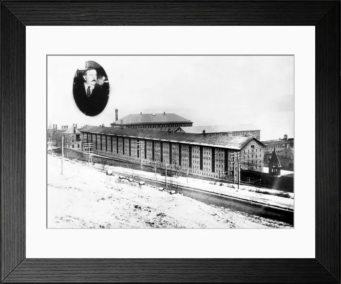 Framed Print : Warden John S. Kennedy, and Sing Sing Prison, New York, June 20, 1913. Courtesy: CSU Archives / Everett Collection