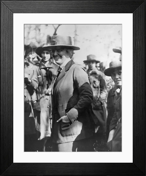 Framed Print : Lou Henry Hoover (1874-1944), First Lady 1929-1933; original caption: Mrs Framed Print : Lou Henry Hoover (1874-1944), First Lady 1929-1933; original caption: Mrs