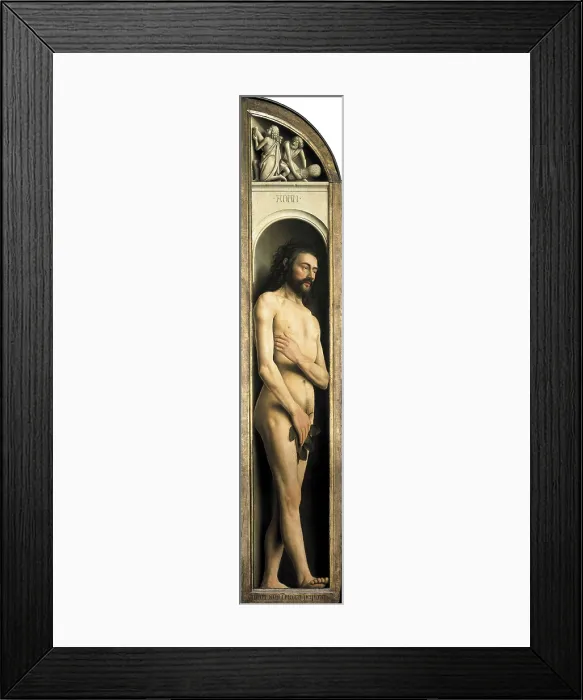 Framed Print : EYCK, Jan van (1390-1441); EYCK, Hubert van (1370-1426). The Ghent Altarpiece or Adoration of the Mystic Lamb. 1425-1432. BELGIUM. Ghent. Saint Bavo Cathedral Framed Print : EYCK, Jan van (1390-1441); EYCK, Hubert van (1370-1426). The Ghent Altarpiece or Adoration of the Mystic Lamb. 1425-1432. BELGIUM. Ghent. Saint Bavo Cathedral