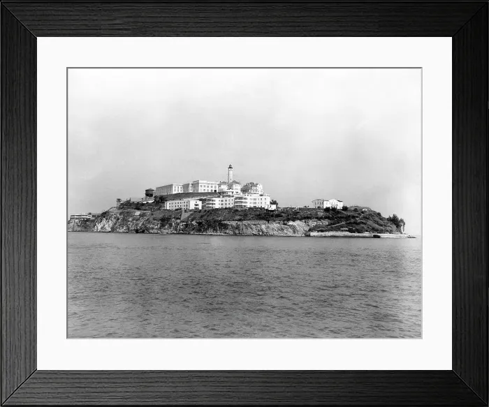 Framed Print : Alcatraz Island, San Francisco, circa 1960s. Courtesy: CSU Archives / Everett Collection