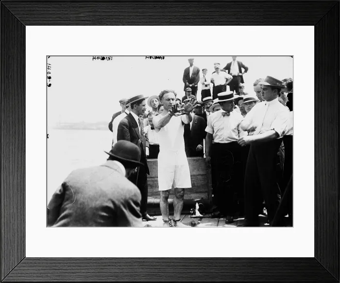 Framed Print : Harry Houdini, c. 1910s Framed Print : Harry Houdini, c. 1910s