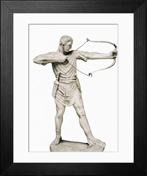 Framed Print : Rome. Roman archer. Sculpture. ITALY. Rome. Museum of Roman Civilization. AISA / Everett Collection**US SALES ONLY** Framed Print : Rome. Roman archer. Sculpture. ITALY. Rome. Museum of Roman Civilization. AISA / Everett Collection**US SALES ONLY**