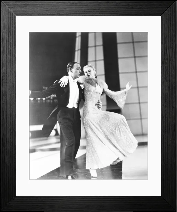 Framed Print : FOLLOW THE FLEET, from left: Fred Astaire, Ginger Rogers, 1936