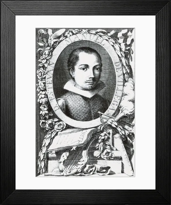 Framed Print : VILLEGAS, Esteban Manuel de (1589-1669). Engraving. AISA / Everett Collection**US SALES ONLY** Framed Print : VILLEGAS, Esteban Manuel de (1589-1669). Engraving. AISA / Everett Collection**US SALES ONLY**