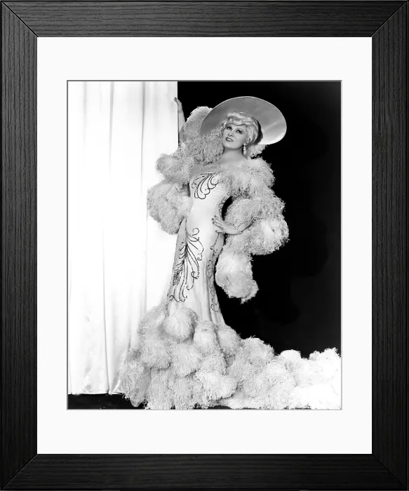 Framed Print : BELLE OF THE NINETIES, Mae West (in a gown by Travis Banton), 1934