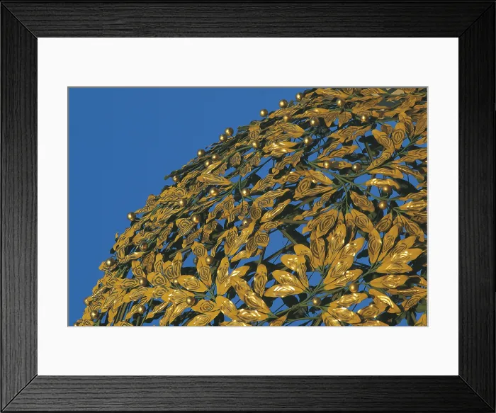 Framed Print : OLBRICH, Joseph Maria (1867-1908). Vienna Secession Building. 1898. AUSTRIA. VIENNA. Vienna. Golden dome. Vienna Sezession. AISA / Everett Collection**US SALES ONLY**