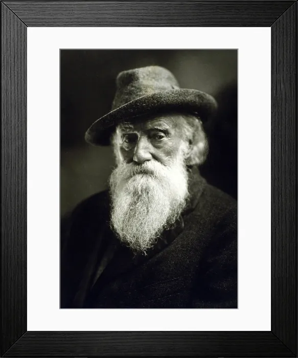 Framed Print : John Burroughs (1837-1921) wrote on nature subjects and inspired the early conservation movement