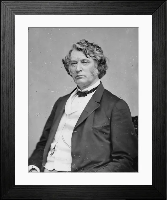 Framed Print : Senator Charles Sumner by Matthew Brady ca. 1862 - 1865. Mathhew Brady Studio Framed Print : Senator Charles Sumner by Matthew Brady ca. 1862 - 1865. Mathhew Brady Studio