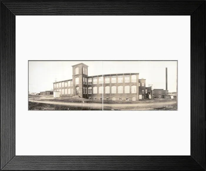 Framed Print : Cotton Mill. McKlenborg Cotton Mill, Charlotte, North Carolina. Photo ca. 1909