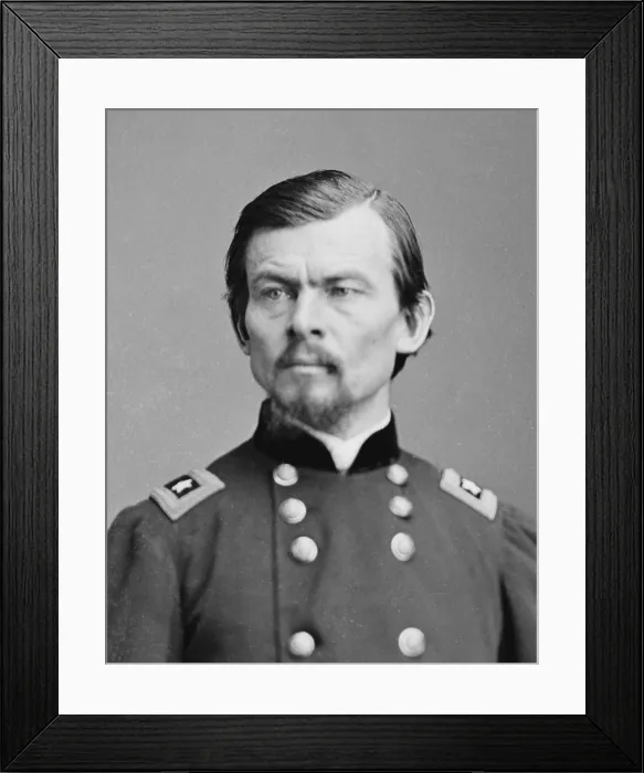 Framed Print : The Civil War. Major General Franz Sigel, ca. 1862 - 1865. Mathhew Brady Studio Framed Print : The Civil War. Major General Franz Sigel, ca. 1862 - 1865. Mathhew Brady Studio