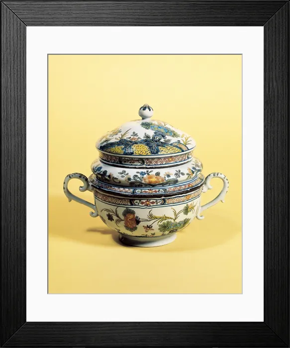 Framed Print : Glass with lid (18th c.). Ceramics of Faenza. Ceramics. AISA / Everett Collection (57056)**US SALES ONLY** Framed Print : Glass with lid (18th c.). Ceramics of Faenza. Ceramics. AISA / Everett Collection (57056)**US SALES ONLY**