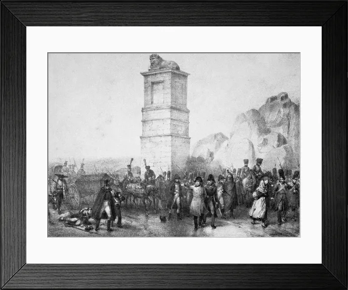 Framed Print : Spain. War of Independence (1808-1814). Napoleon crosses the Guadarrama. Litography. SPAIN. Madrid. National Library. AISA / Everett Collection (21109)**US SALES ONLY**