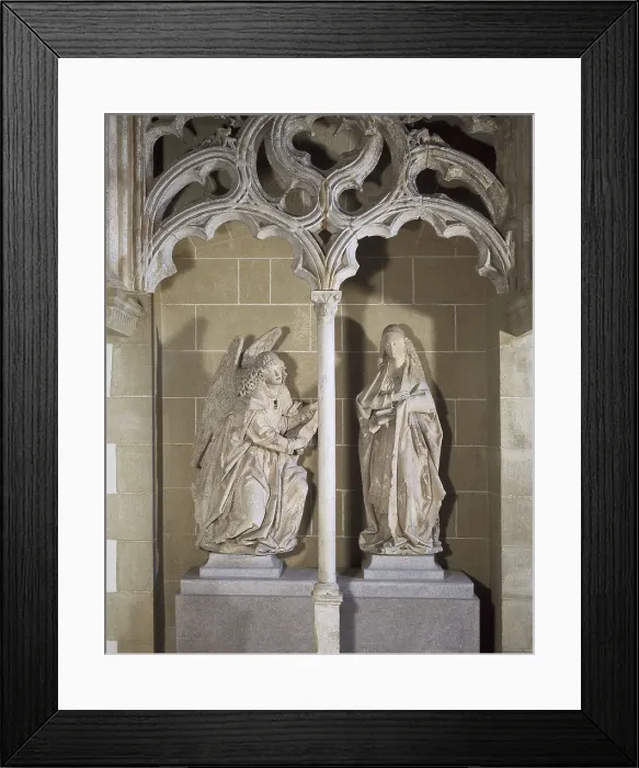 Framed Print : The Annunciation. 15th c. Gothic art. Sculpture. SPAIN. Cordoba. Archaeological Museum of Cordoba. AISA / Everett Collection (2988)**US SALES ONLY** Framed Print : The Annunciation. 15th c. Gothic art. Sculpture. SPAIN. Cordoba. Archaeological Museum of Cordoba. AISA / Everett Collection (2988)**US SALES ONLY**