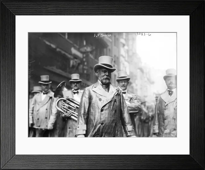Framed Print : John Philip Sousa (1854-1932), American composer, circa 1920s