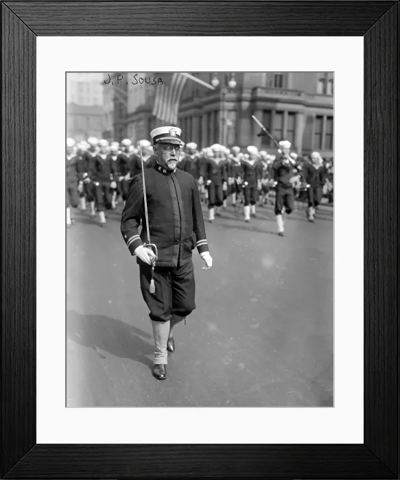 Framed Print : John Philip Sousa (1854-1932), American composer, circa 1910s