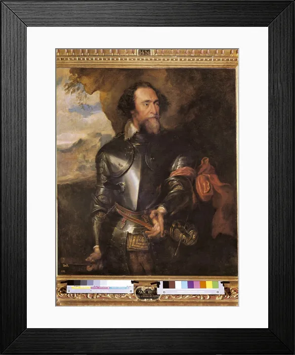 Framed Print : VAN DYCK, Sir Anthony (1599-1641). The Count Hendrick van den Bergh. 1629 - 1632. Flemish art. Oil on canvas. SPAIN. Madrid. Prado Museum. AISA / Everett Collection**US SALES ONLY**