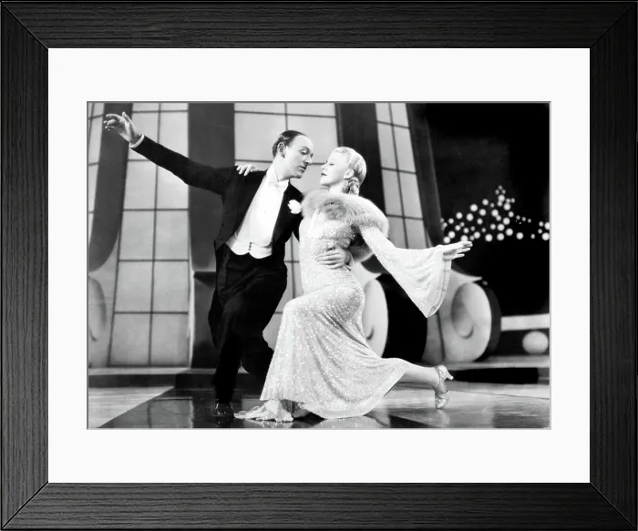 Framed Print : FOLLOW THE FLEET, l-r: Fred Astaire, Ginger Rogers, 1936