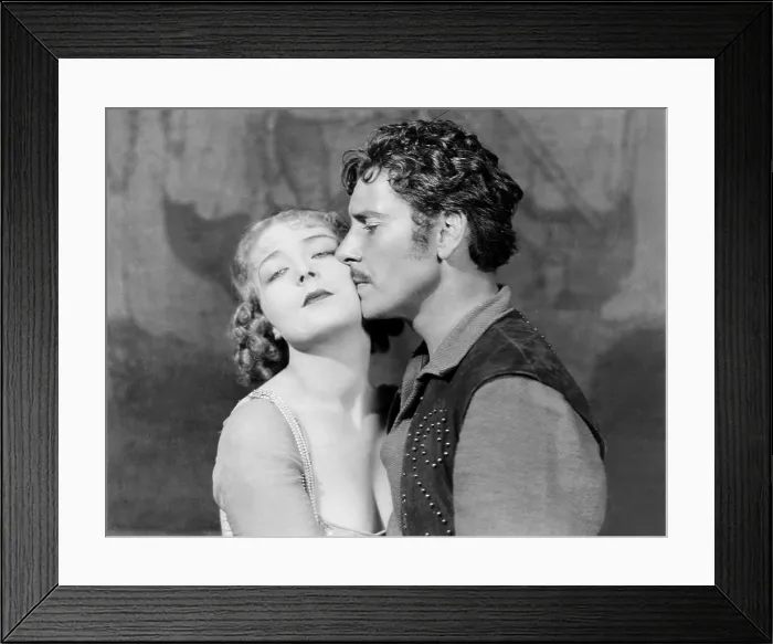 Framed Print : THE NIGHT OF LOVE, from left, Vilma Banky, Ronald Colman, 1927