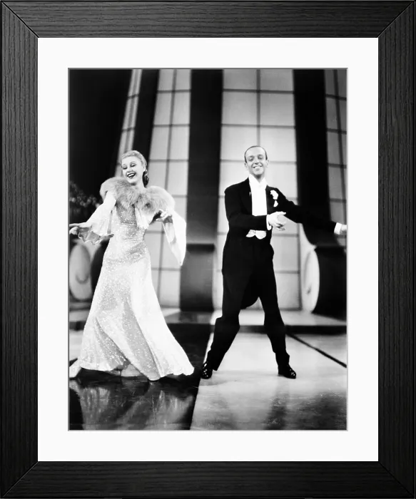 Framed Print : FOLLOW THE FLEET, from left: Ginger Rogers, Fred Astaire, 1936