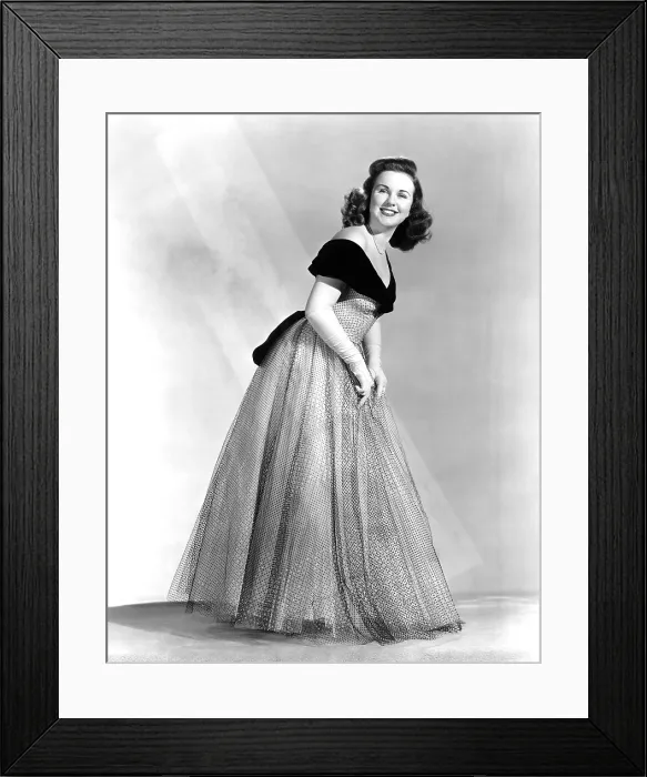 Framed Print : FOR THE LOVE OF MARY, Deanna Durbin (in a gown by Orry-Kelly), 1948 Framed Print : FOR THE LOVE OF MARY, Deanna Durbin (in a gown by Orry-Kelly), 1948
