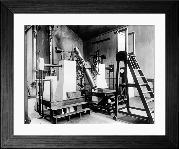 Framed Print : Astronomy, US Naval Observatory transit telescope, ca. 1909-1919 Framed Print : Astronomy, US Naval Observatory transit telescope, ca. 1909-1919